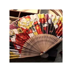 Best Maison Ghibli Folding Fan Unabara Flowers - Spirited Away