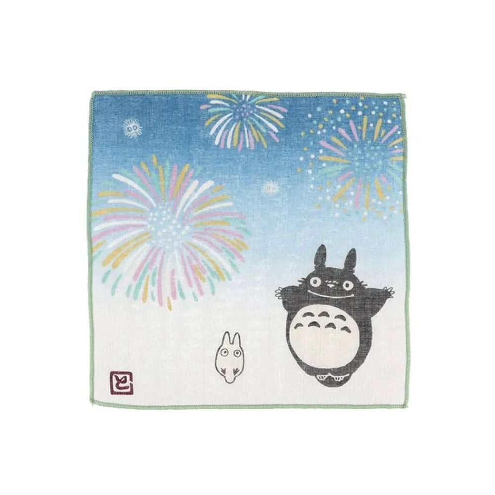 Hot Maison Ghibli Gauze Handkerchiefs Totoro Fireworks - My Neighbour Totoro