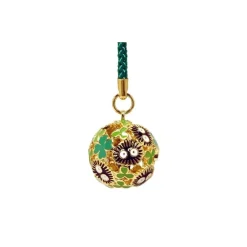 New Maison Ghibli Golden Ring Bell Strap Sooot Sprites & Clover - My Neighbor Totoro