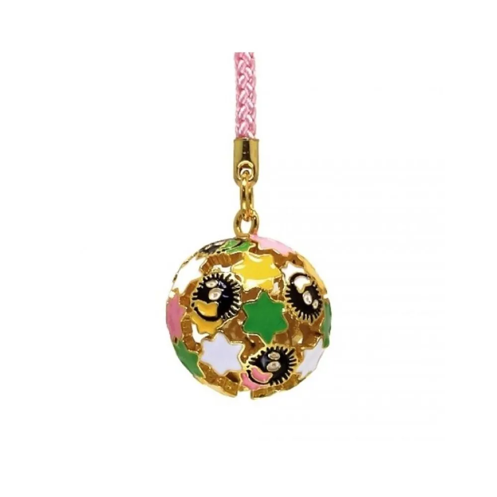Discount Maison Ghibli Golden Ring Bell With Strap Soot Sprites And Candy - Spirited Away