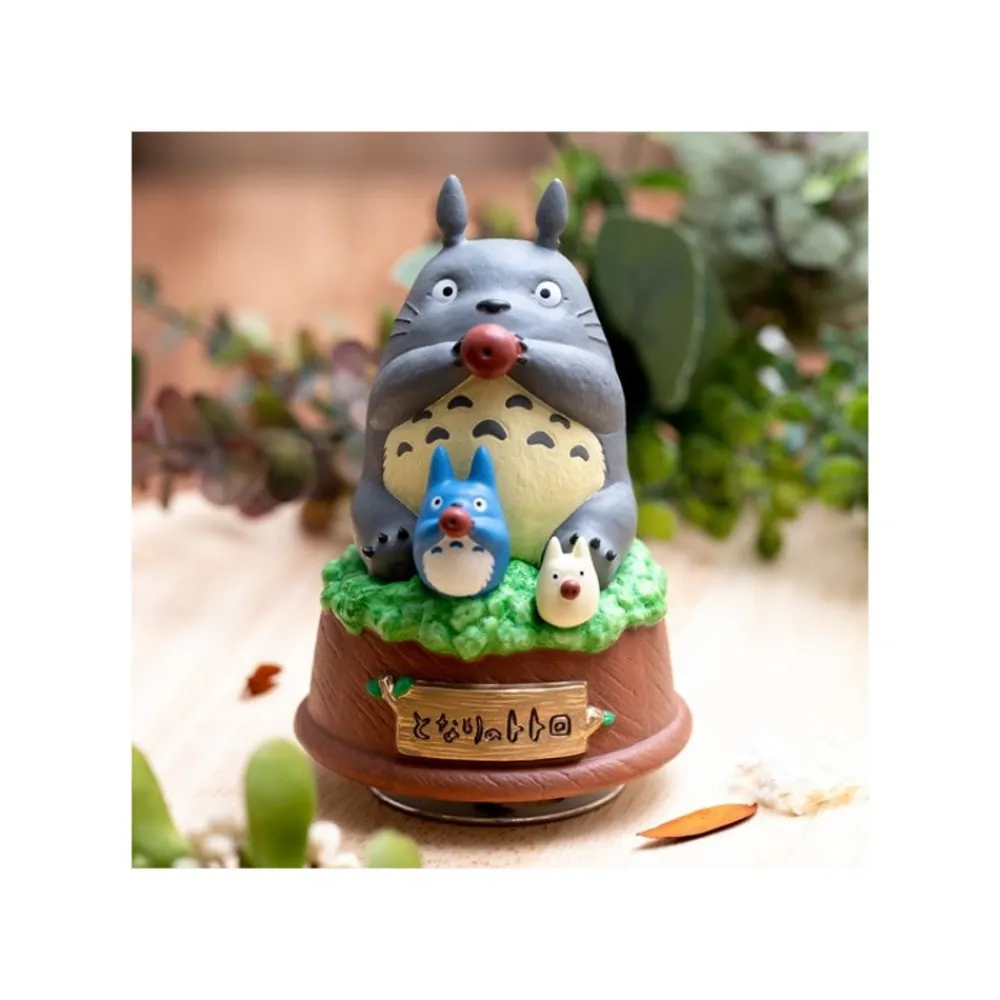 Outlet Maison Ghibli Great Musical Statue Totoro Blows The Ocarina - My Neighbor Tororo