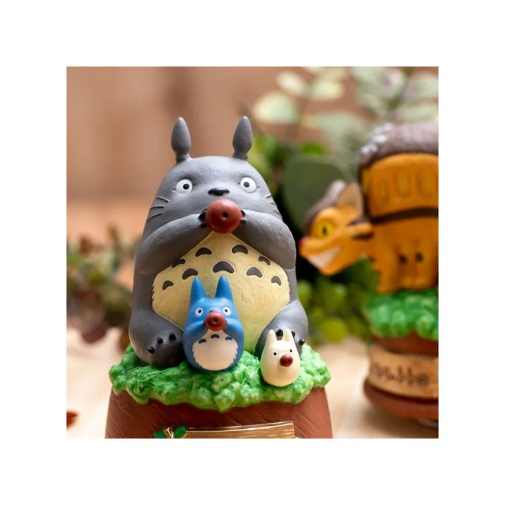 Outlet Maison Ghibli Great Musical Statue Totoro Blows The Ocarina - My Neighbor Tororo
