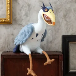 New Maison Ghibli Grey Heron Plush - The Boy And The Heron