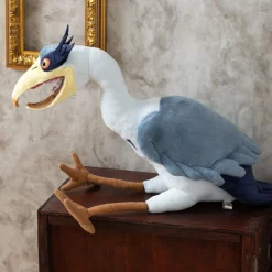 New Maison Ghibli Grey Heron Plush - The Boy And The Heron