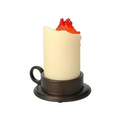 Sale Maison Ghibli Illuminated Calcifer & Candle Statue - Howl'S Moving Castle