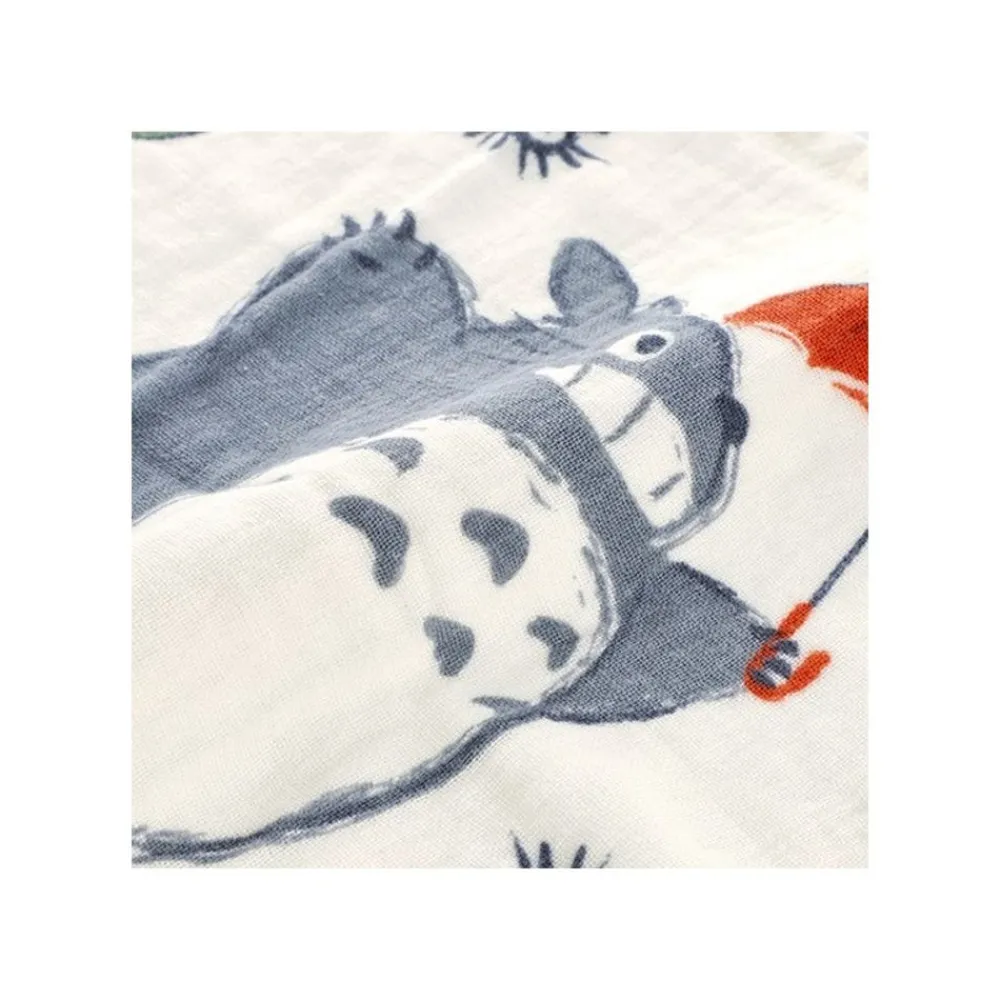 Outlet Maison Ghibli Imabari Large Bath Towel Big Totoro Umbrella 60X120 Cm - My Neighbor
