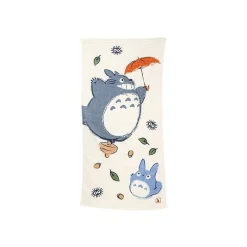 Outlet Maison Ghibli Imabari Large Bath Towel Big Totoro Umbrella 60X120 Cm - My Neighbor