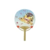 Sale Maison Ghibli Japanese Bamboo Fan Catbus And Dragonfly - My Neighbor Totoro