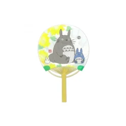 Clearance Maison Ghibli Japanese Bamboo Fan Totoro & Sunflower - My Neighbor Totoro