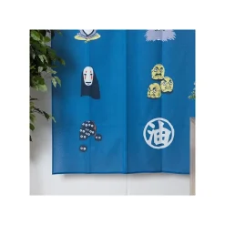 Online Maison Ghibli Japanese Curtain Kichijo Blue - Spirited Away