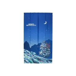 Hot Maison Ghibli Japanese Curtain Moonlit Night - Howl'S Moving Castle