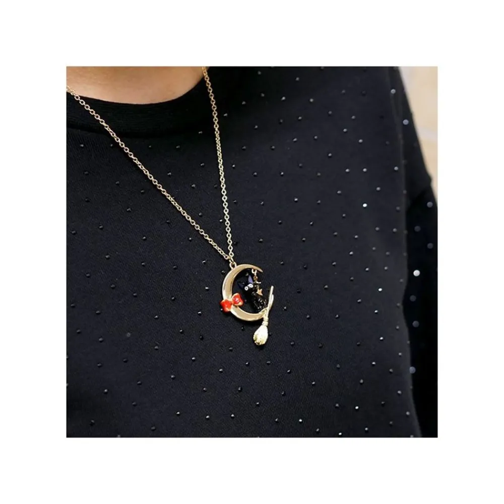 Outlet Maison Ghibli Jiji With Moon Necklace - Kiki'S Delivery Service