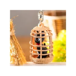 Maison Ghibli Keychain Jiji In Cage - Kiki'S Delivery Service
