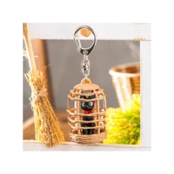 Maison Ghibli Keychain Jiji In Cage - Kiki'S Delivery Service