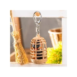 Maison Ghibli Keychain Jiji In Cage - Kiki'S Delivery Service