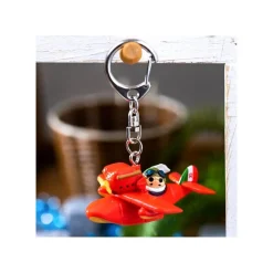 Hot Maison Ghibli Keychain Porco Rosso And Savoia - Porco Rosso