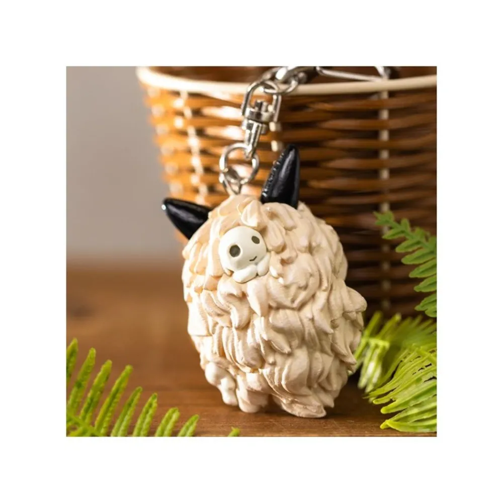 Sale Maison Ghibli Keychain San'S Mask And Kodama - Princess Mononoke