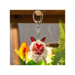 Sale Maison Ghibli Keychain San'S Mask And Kodama - Princess Mononoke