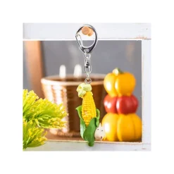 Best Maison Ghibli Keychain Soot Sprite In Corn With Totoro - My Neighbor Totoro