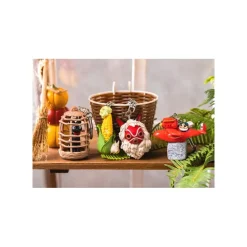 Best Maison Ghibli Keychain Soot Sprite In Corn With Totoro - My Neighbor Totoro