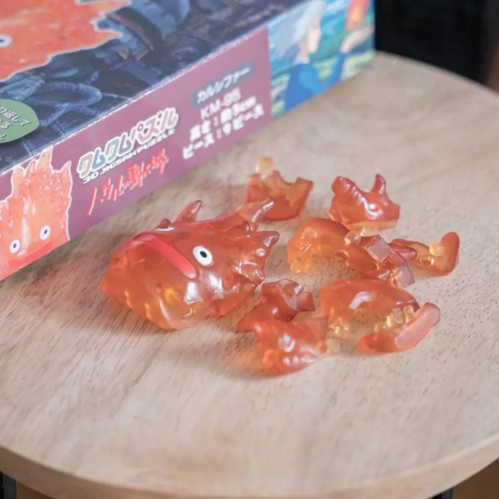 Sale Maison Ghibli Kumukumu 3D Jigsaw Puzzle Calcifer - Howl'S Moving Castle