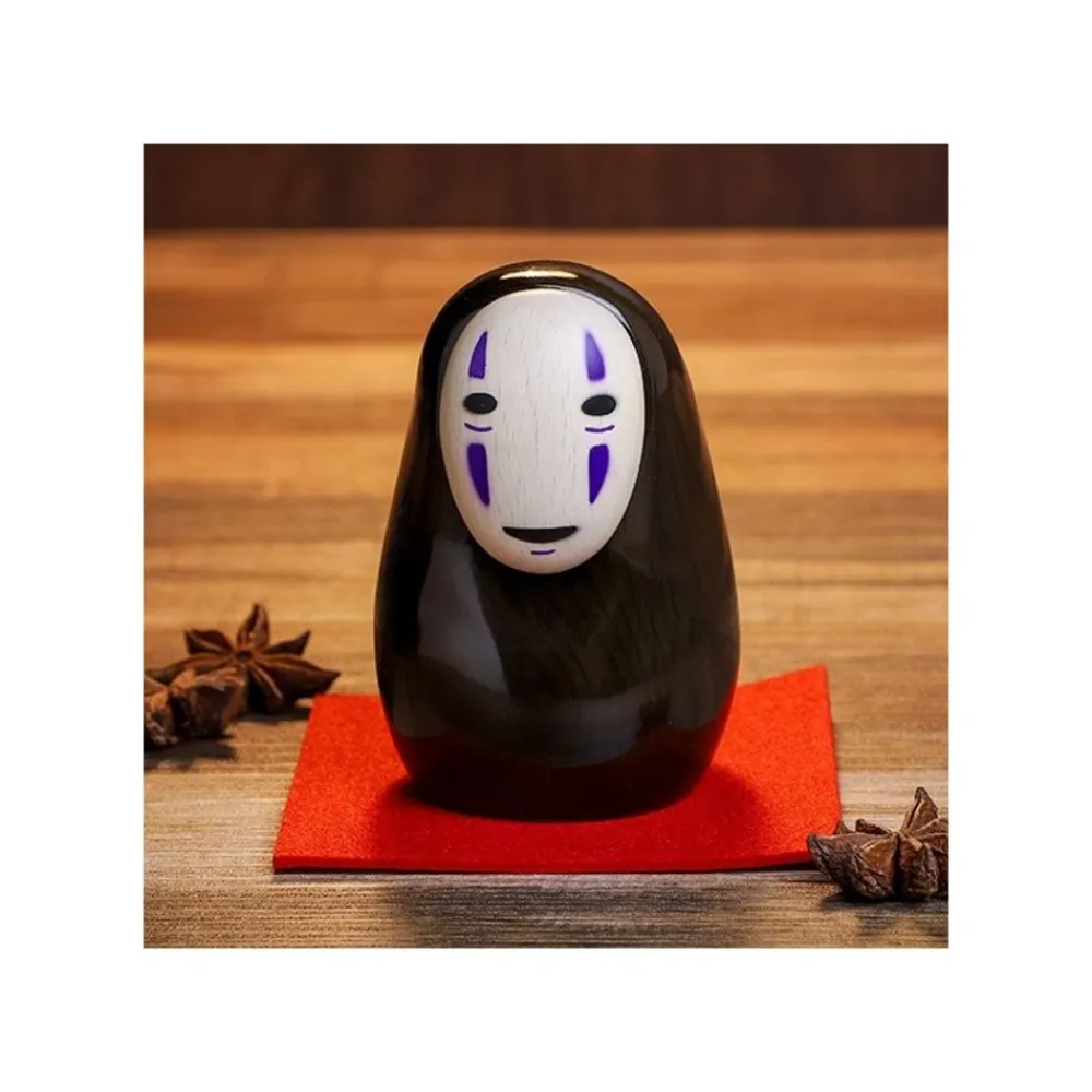 Clearance Maison Ghibli Laquered Wood No Face Statue - Spirited Away