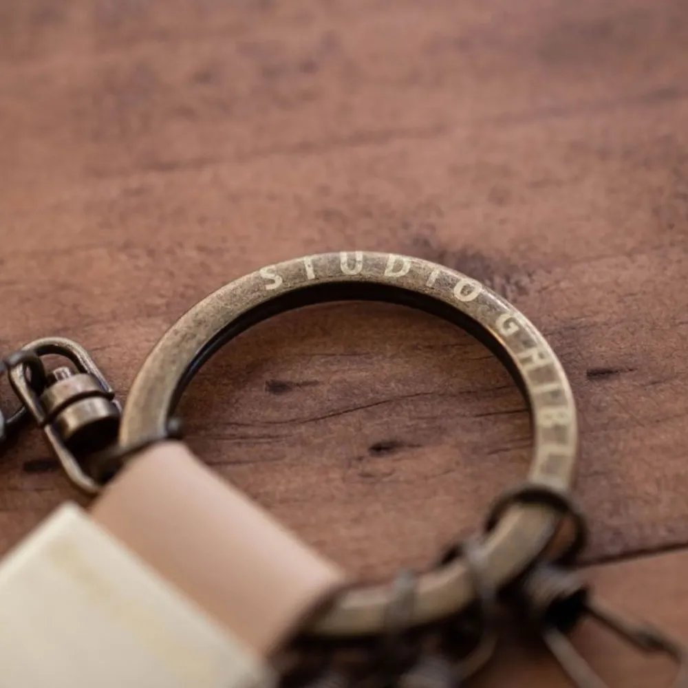 Sale Maison Ghibli Leather Key Chain Marco - Porco Rosso