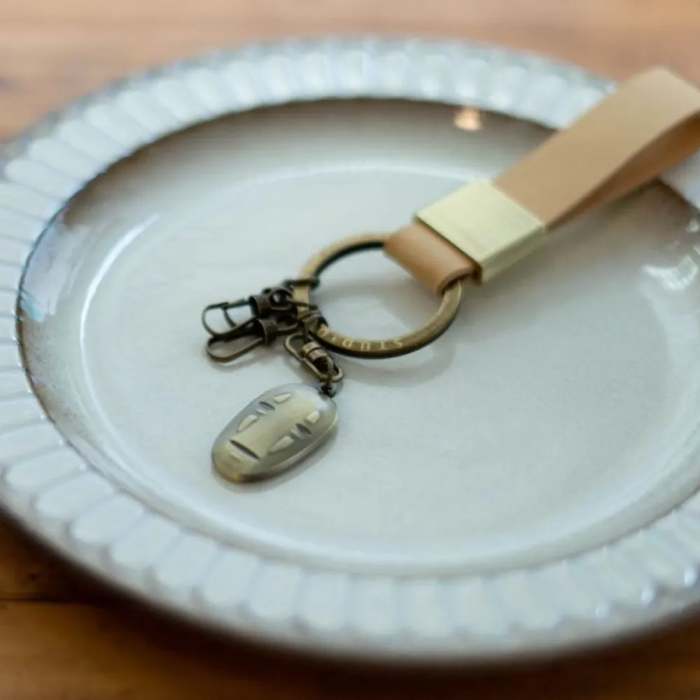 Outlet Maison Ghibli Leather Key Chain No Face - Spirited Away