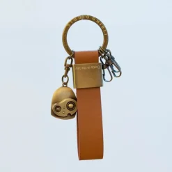 Maison Ghibli Leather Key Chain Robot - Castle In The Sky