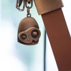 Maison Ghibli Leather Key Chain Robot - Castle In The Sky
