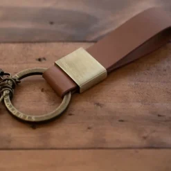 Maison Ghibli Leather Key Chain Robot - Castle In The Sky