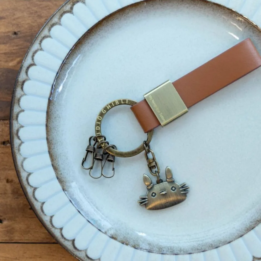 Hot Maison Ghibli Leather Key Chain Totoro - My Neighbor Totoro