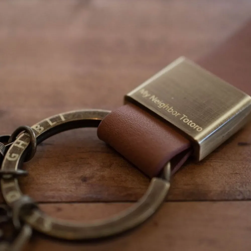 Hot Maison Ghibli Leather Key Chain Totoro - My Neighbor Totoro