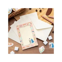 Best Maison Ghibli Letter Set Break Time Flowers - Howl'S Moving Castle