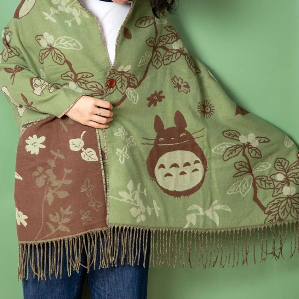 Clearance Maison Ghibli Light Green Stole Totoro & Catbus - My Neighbor Totoro