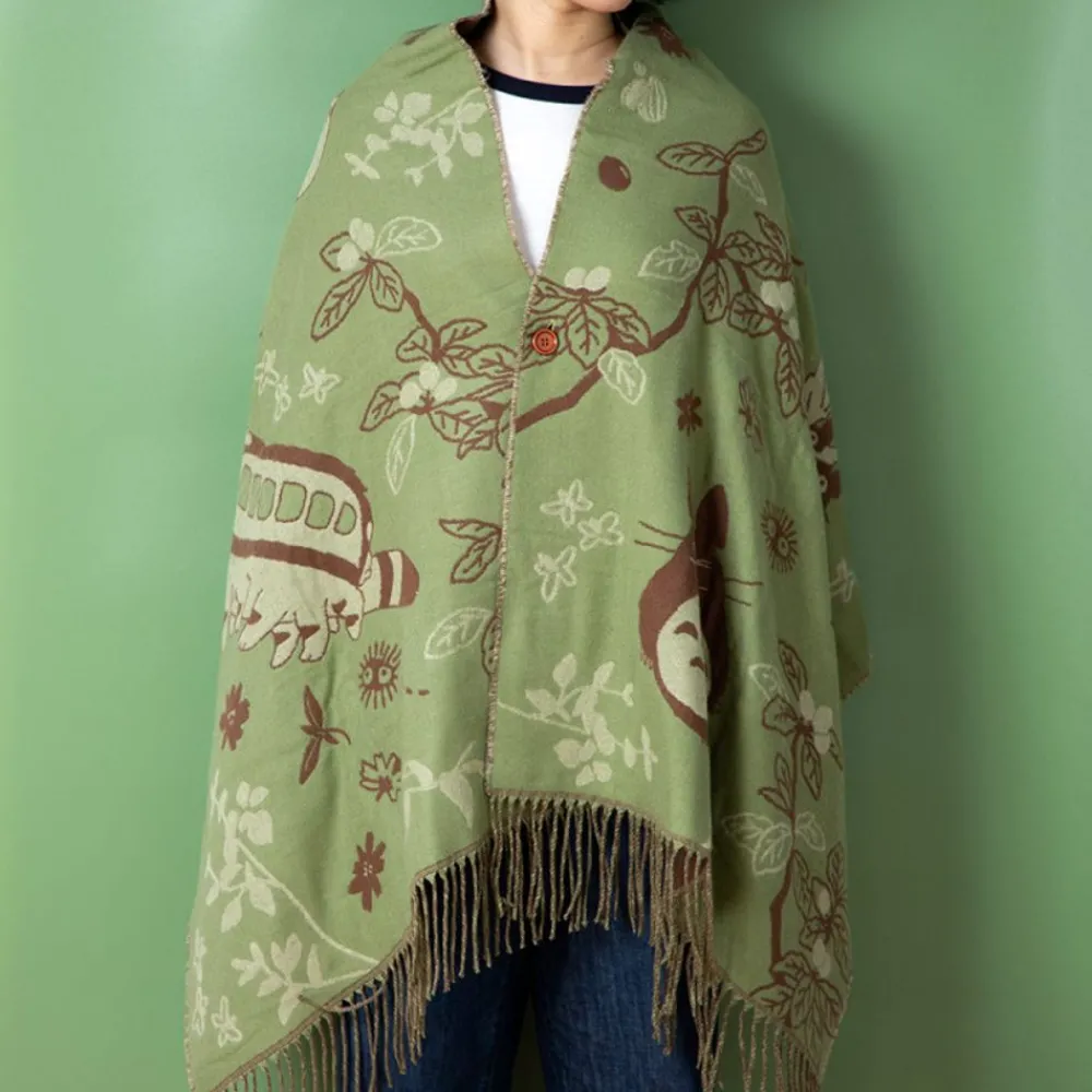 Clearance Maison Ghibli Light Green Stole Totoro & Catbus - My Neighbor Totoro