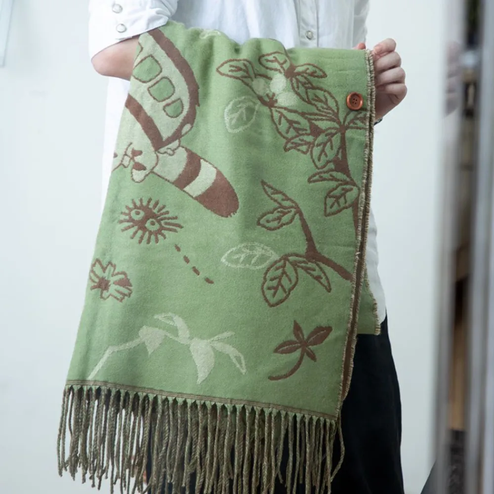 Clearance Maison Ghibli Light Green Stole Totoro & Catbus - My Neighbor Totoro