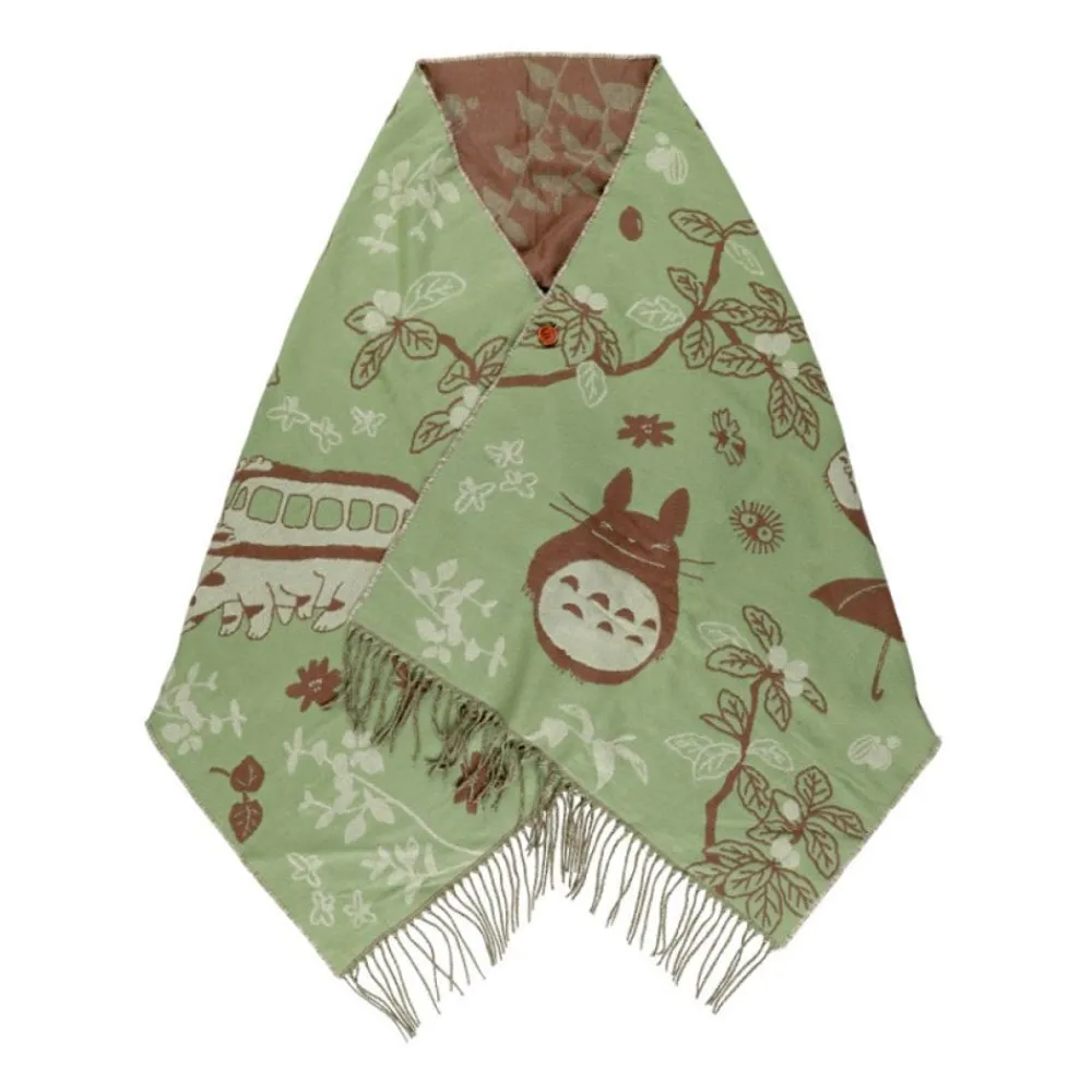 Clearance Maison Ghibli Light Green Stole Totoro & Catbus - My Neighbor Totoro