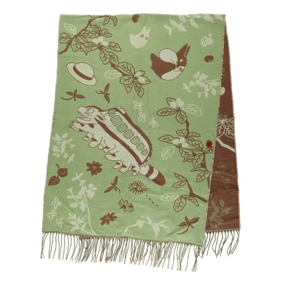 Clearance Maison Ghibli Light Green Stole Totoro & Catbus - My Neighbor Totoro