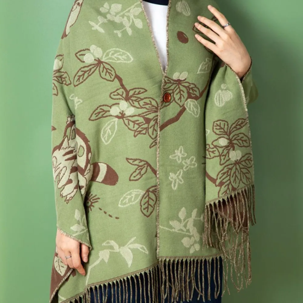 Clearance Maison Ghibli Light Green Stole Totoro & Catbus - My Neighbor Totoro
