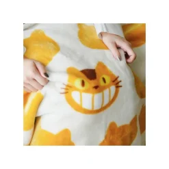 Best Maison Ghibli Long Blanket Catbus Silhouette 200X140 Cm - My Neighbor Totoro