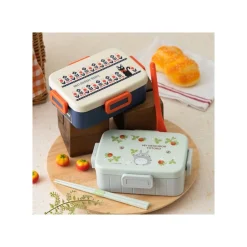 New Maison Ghibli Lunch Box 4 Locks Wild Flowers 650 Ml - Kiki'S Delivery Service