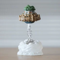 Hot Maison Ghibli Magnetic Paper Clip Holder Flying Castle - Castle In The Sky