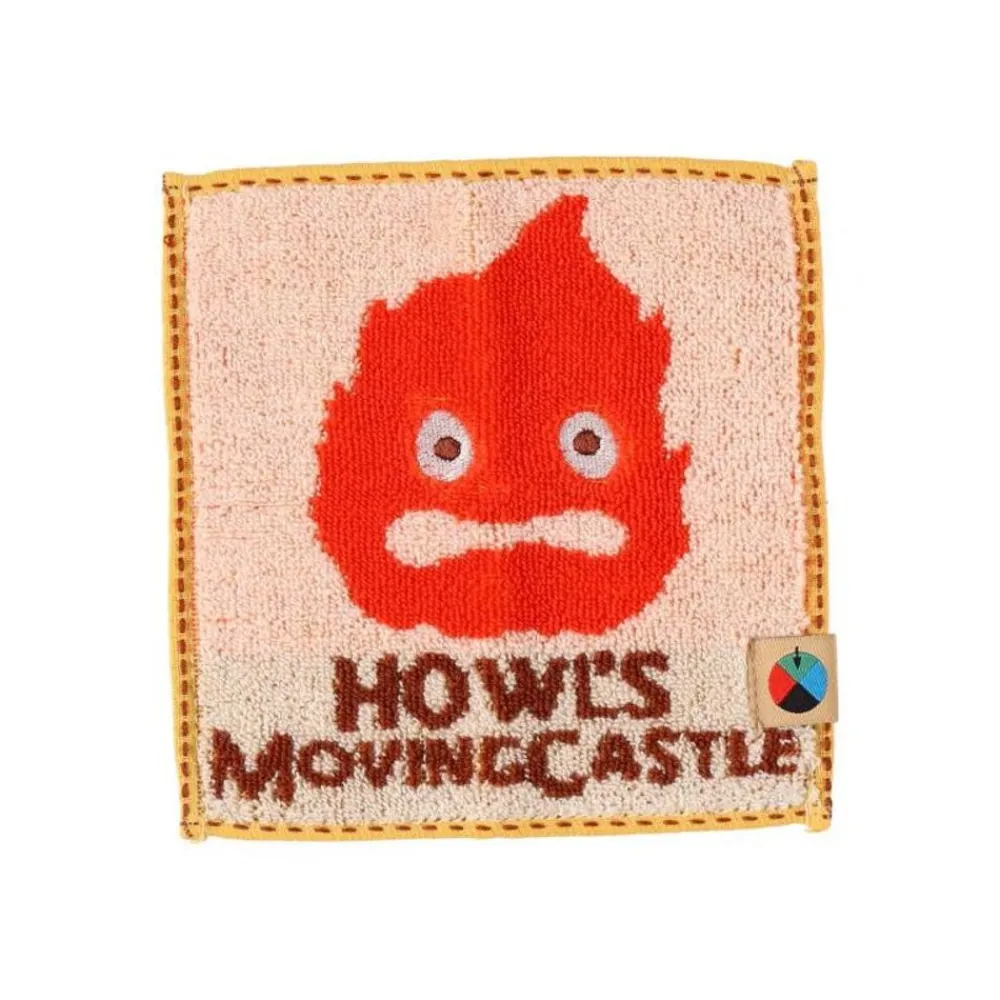 Hot Maison Ghibli Mame Mini Towel Calcifer 15X15 Cm - Howl'S Moving Castle