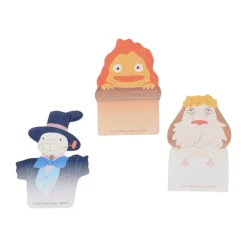 Clearance Maison Ghibli Memo Set Calcifer, Heen & Navet - Howl'S Moving Castle