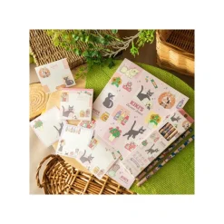 New Maison Ghibli Memo Set Jiji & Kiki Shopping - Kiki'S Delivery Service