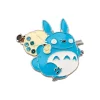 Hot Maison Ghibli Metal Brooch Middle Totoro - My Neighbor Tororo