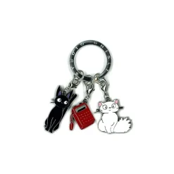 Best Maison Ghibli Metal Key Chain Kiki 3 Characters - Kiki'S Delivery Service