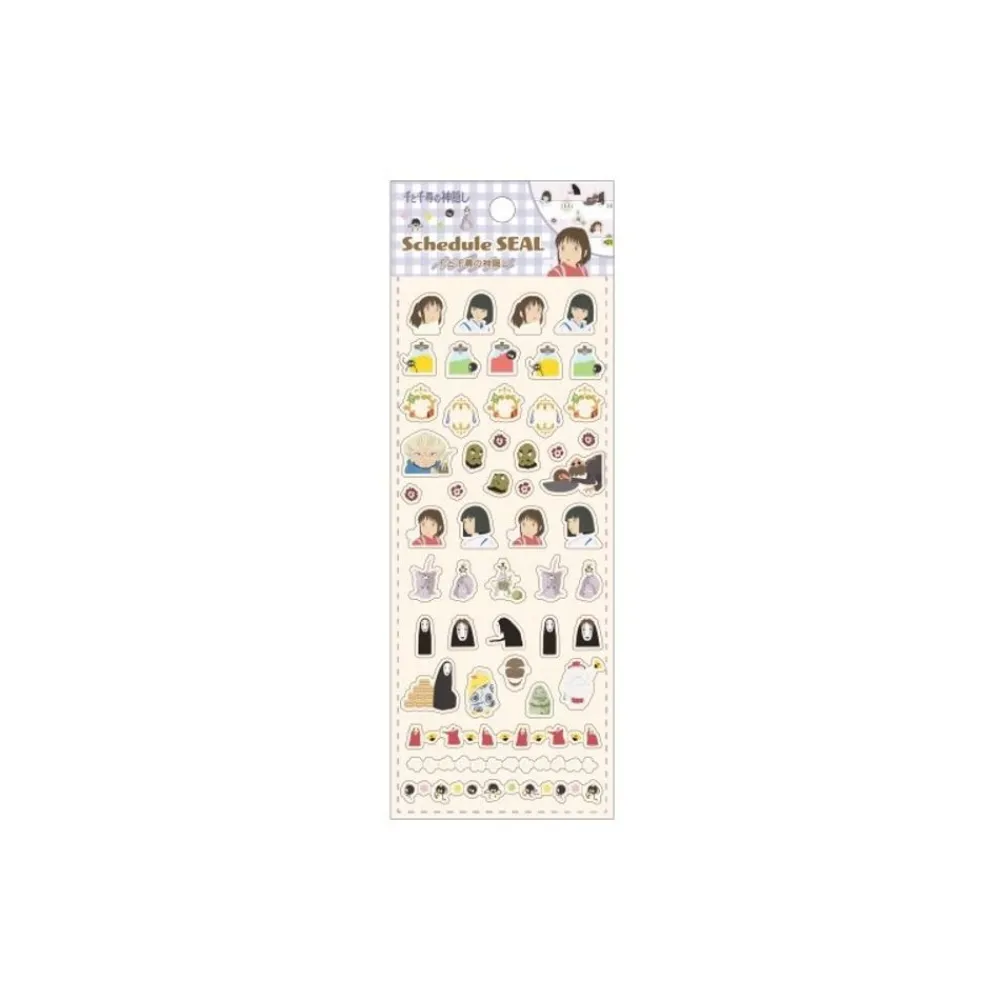 Best Maison Ghibli Mini Schedule Stickers - Spirited Away