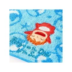 Maison Ghibli Mini Serviette Au Fond De L'Ocean 25 X 25 Cm - Ponyo Sur La Falaise